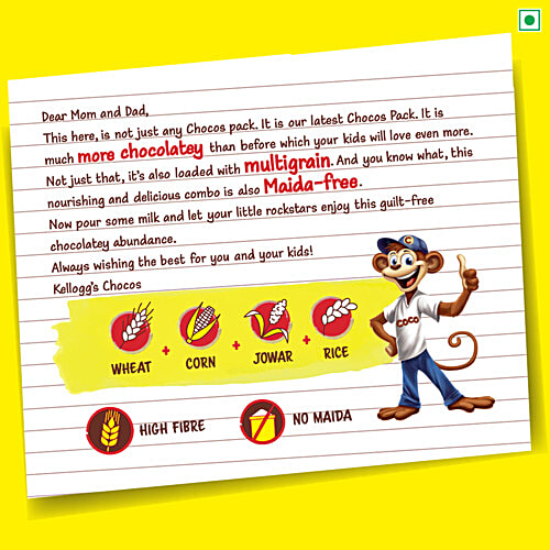 Kellogg's Multi Grain Chocos, 127 g  More Chocolatey, No Maida, Power of 5 nutrients