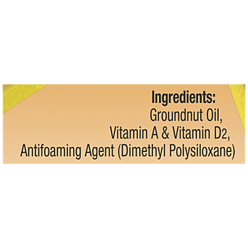 Dhara Filtered Groundnut Oil, 5 L 0% Trans Fat