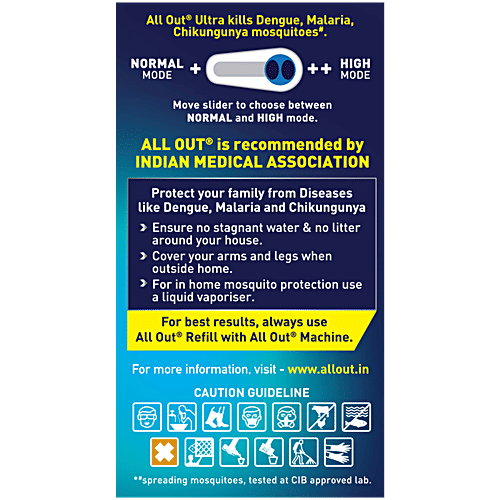 All Out Ultra Liquid Vaporizer/Mosquito Repellent Refill - Kills Dengue, Malaria & Chikungunya Mosquitoes, 45 ml  