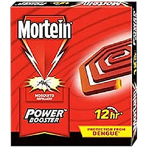 Mortein Power Booster Mosquito Repellent Coil, Pleasant Fragrance, 10 pcs Carton 