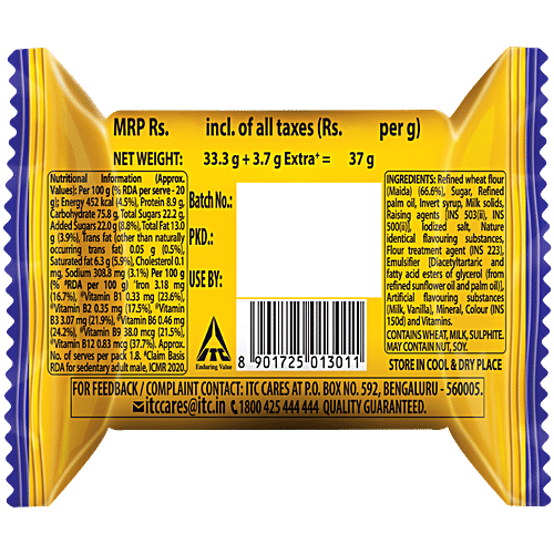 Sunfeast Marie Light Active Biscuits, 37 g Pouch