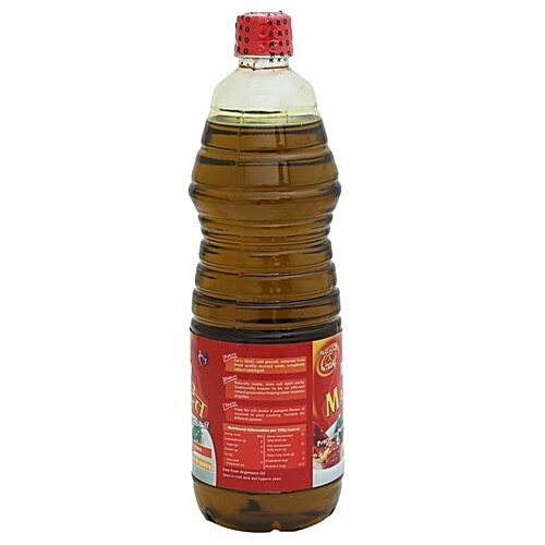 Rro Oil - Premium Mustard (Kachi Ghani), 1 L Bottle 