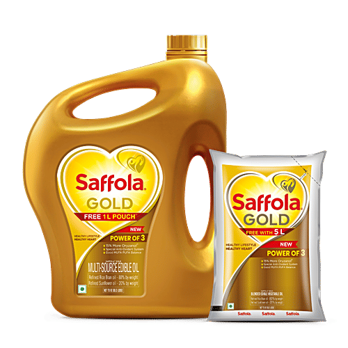 Buy Saffola Saffola Gold Refined Cooking oil Blended Rice Bran