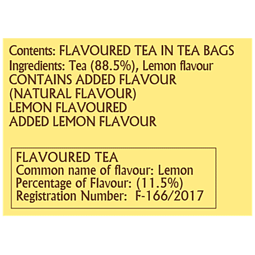 Twinings Flavoured Tea - Lemon, 200 g (100 Bags x 2 g each) 