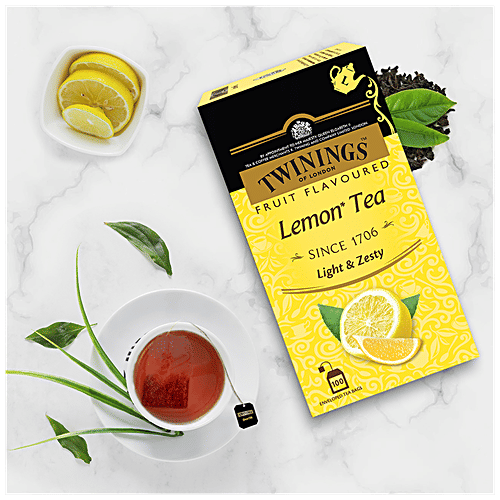Twinings Flavoured Tea - Lemon, 200 g (100 Bags x 2 g each) 