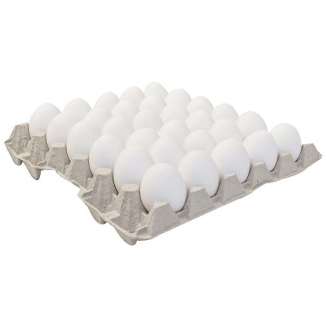 Fresho Farm Eggs - Table Tray, Medium, Antibiotic Residue-Free, 30 pcs 
