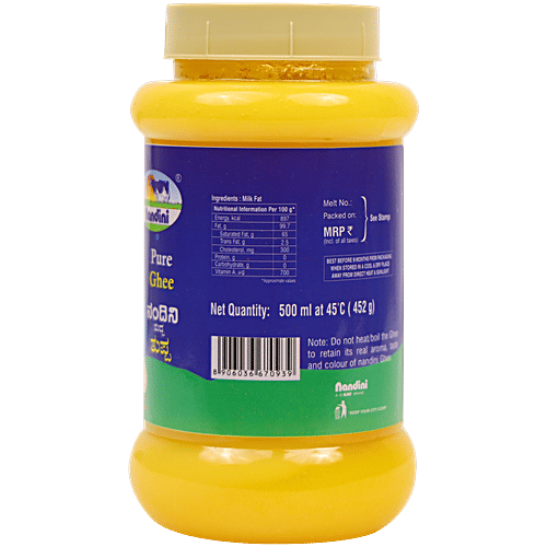 Nandini Pure Ghee/Neyyi, 500 ml Bottle Special Grade