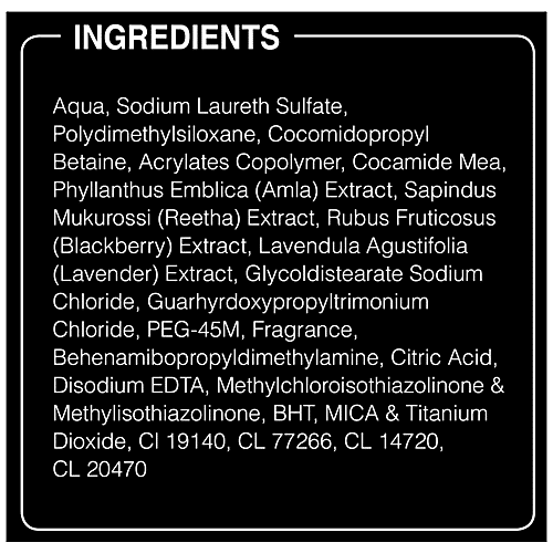 Nyle Volume Enhance Shampoo - Amla, Lavender, Blackberry, Reetha, Long & Fuller Hair, 400 ml Paraben Free, pH Balanced