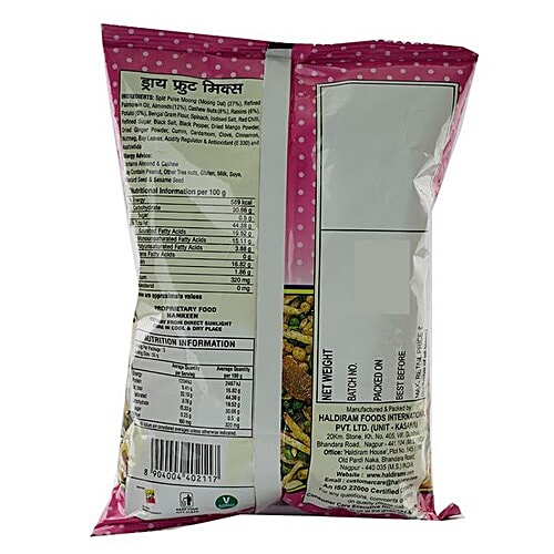 Buy Haldirams Namkeen Dry Fruit Mix 150 Gm Pouch Online at the Best
