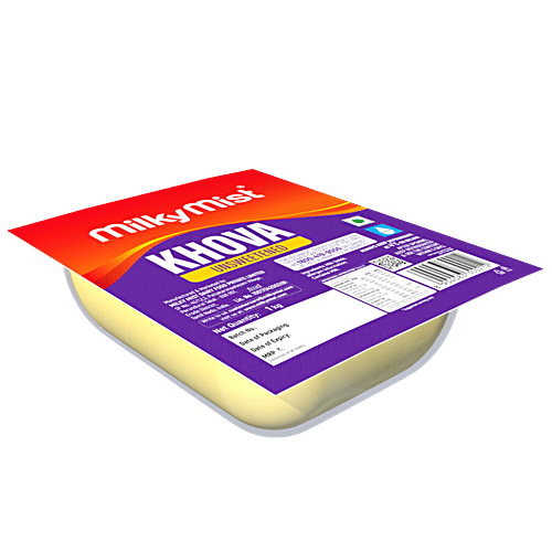 Milky Mist Khova - Unsweetened, 1 kg Pouch Creamy Texture, Milky Aroma