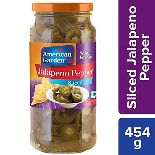 American Garden Jalapeno Pepper - Sliced, 454 g Bottle Versatile Ingredient
 Adds Zesty Kick