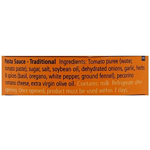 American Garden Traditional Pasta Sauce, 397 g Bottle Authentic Taste
 Traditional Ingredients