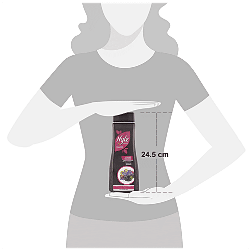 Nyle Volume Enhance Shampoo - Amla, Lavender, Blackberry, Reetha, Long & Fuller Hair, 800 ml  
