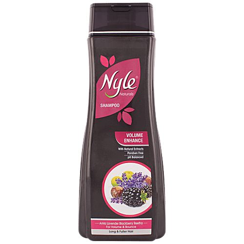 Nyle Volume Enhance Shampoo - Amla, Lavender, Blackberry, Reetha, Long & Fuller Hair, 800 ml  