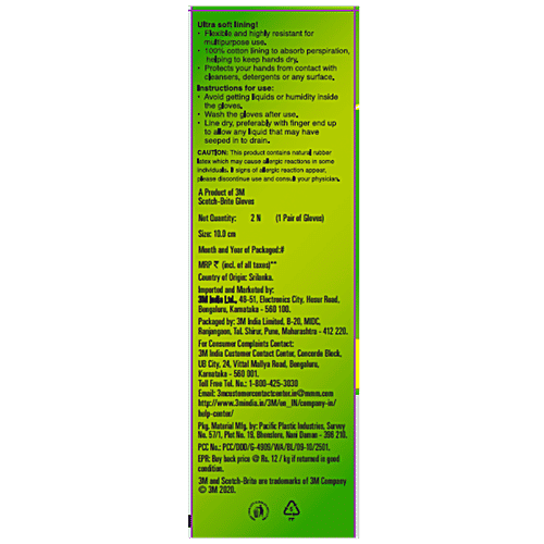 Buy Scotch Brite Kitchen Gloves Large 1 Pc Online At Best Price of Rs