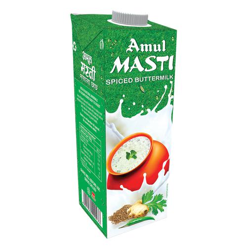 Amul Masti Buttermilk - Spice, 1 L  