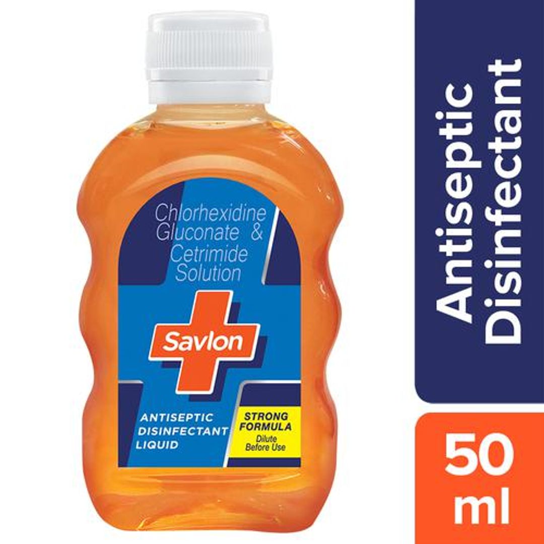 Savlon Antiseptic - Disinfectant Liquid, 50 ml Bottle