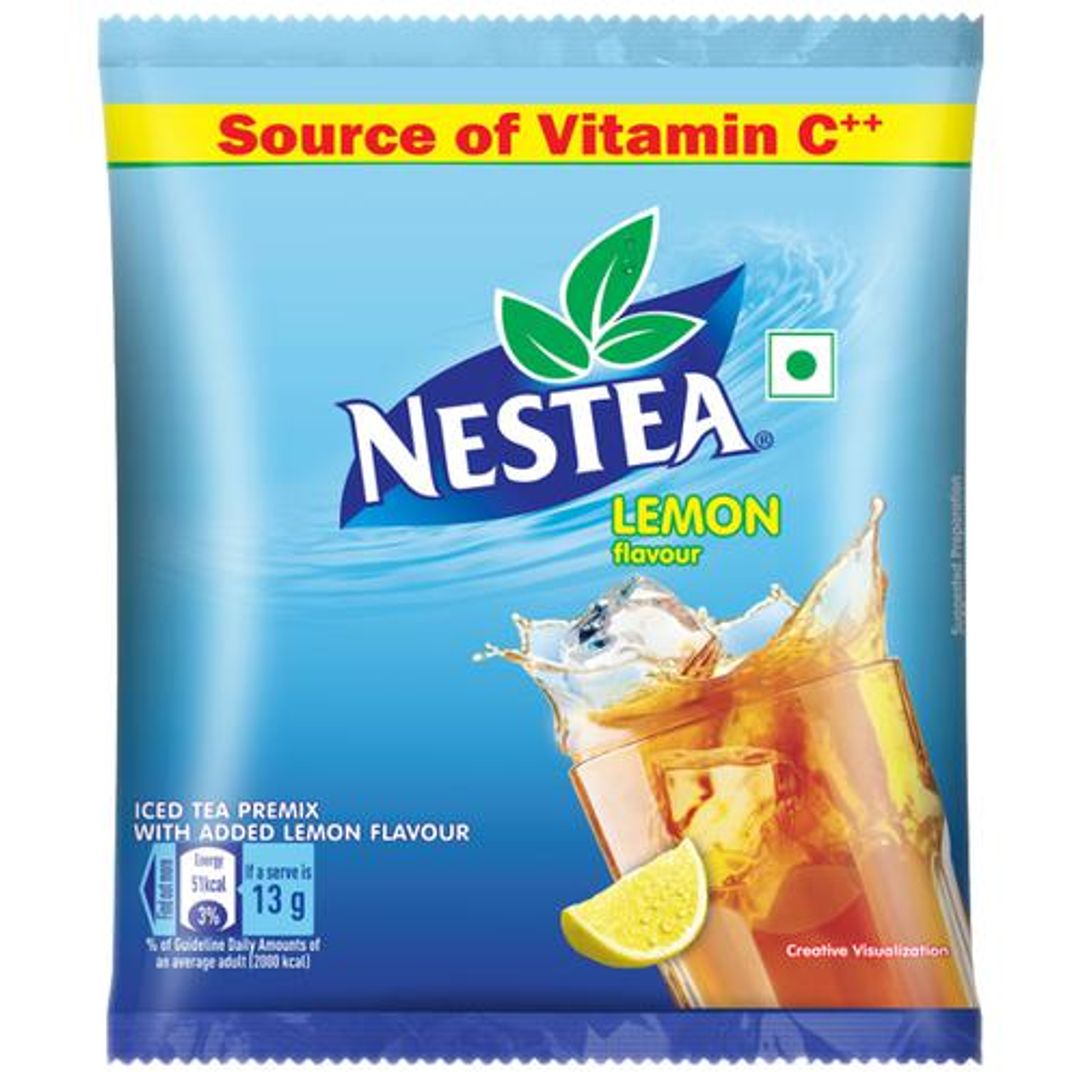 Nestea Instant Iced Tea - Rich In Vitamin C, Light & Refreshing, Lemon Flavour, 400 g Pouch