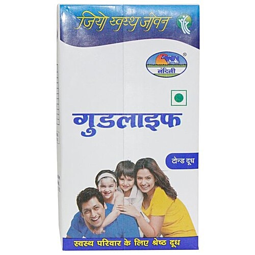 Nandini GoodLife Toned Milk, 1 L Carton 