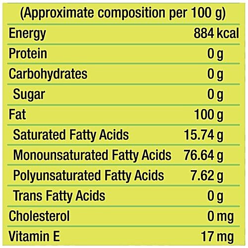 Leonardo Olive Pomace Oil, 500 ml Bottle Natural Antioxidants, Trans Fat Free