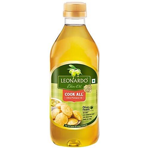 Leonardo Olive Pomace Oil, 500 ml Bottle Natural Antioxidants, Trans Fat Free