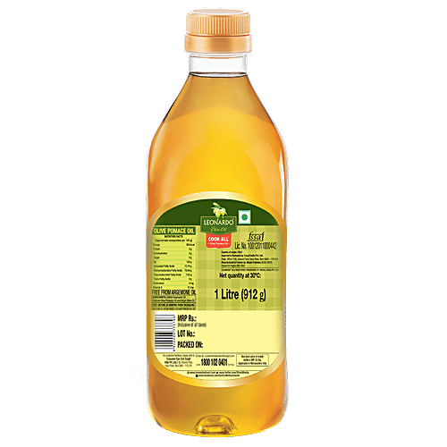 Leonardo Olive Pomace Oil, 1 L Bottle 