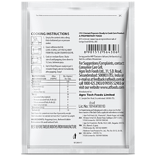 ACT II Instant Popcorn - Classic Salted, 30 + 10 gm Free Pouch 