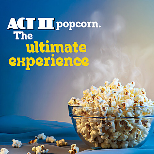 ACT II Classic Salted Instant Popcorn, 40 g Hot & Fresh# in 3 mins