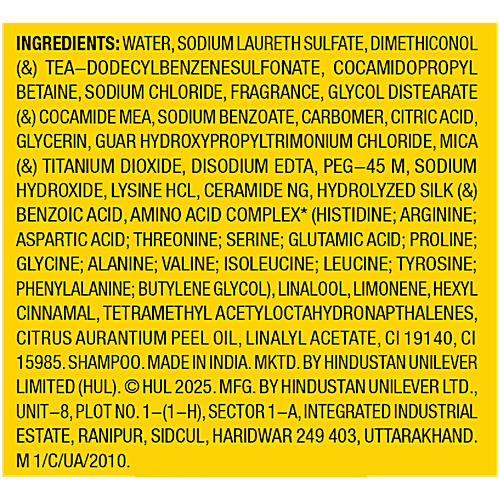 Sunsilk Flowy Silk Smooth Shampoo, 350 ml  Ultimate Silk Touch, With Amino Silk Complex 3%