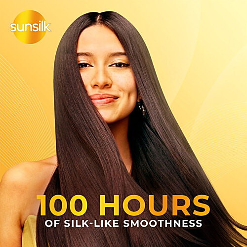 Sunsilk Flowy Silk Smooth Shampoo, 350 ml  Ultimate Silk Touch, With Amino Silk Complex 3%