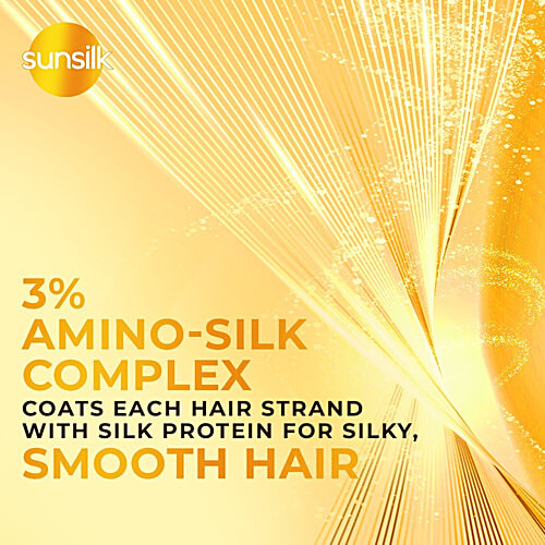 Sunsilk Flowy Silk Smooth Shampoo, 350 ml  Ultimate Silk Touch, With Amino Silk Complex 3%