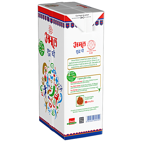 Amul Pure Ghee/Tuppa, 1 L Carton 