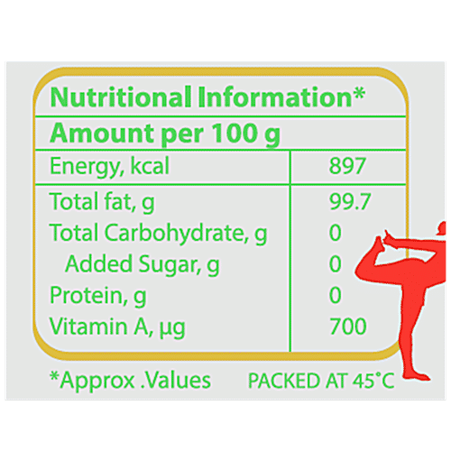 Amul Pure Ghee/Tuppa, 1 L Carton 
