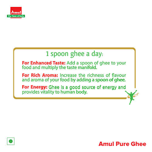 Amul Pure Ghee/Tuppa, 1 L Carton 