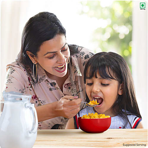 Kellogg's Corn Flakes With Real Almond & Honey, 300 g  High in Vitamin C, High in Iron