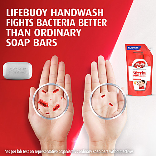 Lifebuoy Total 10 Protect Handwash, 675 ml Refill Pack 