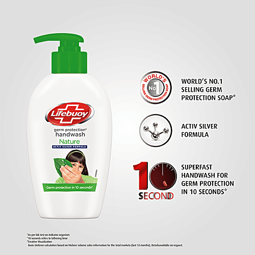 Lifebuoy Germ Protection Handwash - Neem Protect, 750 ml Refill Pack 