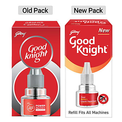 Good Knight Power Activ+ Liquid Vapouriser Mosquito Repellent Refill, 45 ml