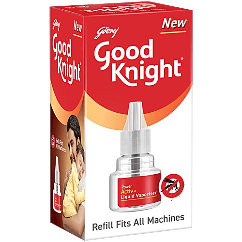 Good Knight Power Activ+ Liquid Vapouriser Mosquito Repellent Refill, 45 ml