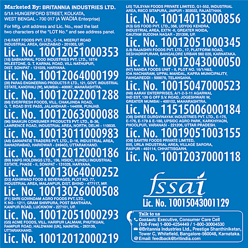 Britannia Milk Bread, 400 g Pouch 