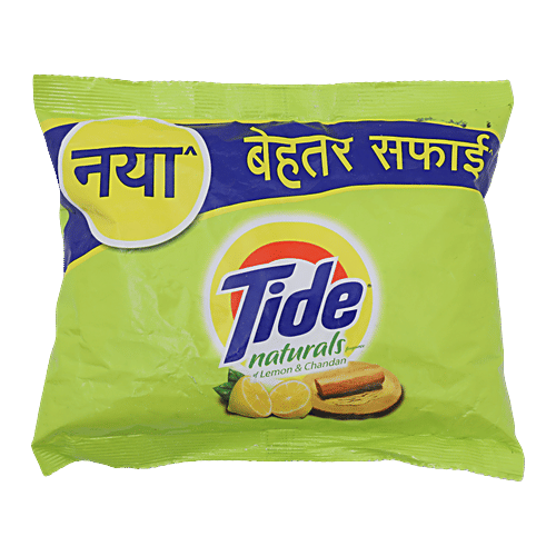 Tide Naturals Detergent Powder - Lemon & Chandan, 500 g  