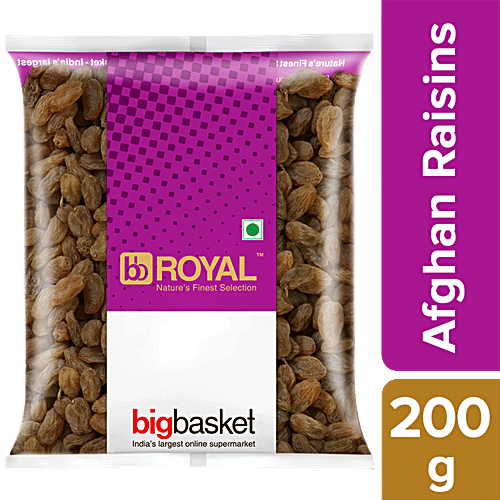 bb Royal Afghan Raisins/Kishmish, 200 g Pouch 