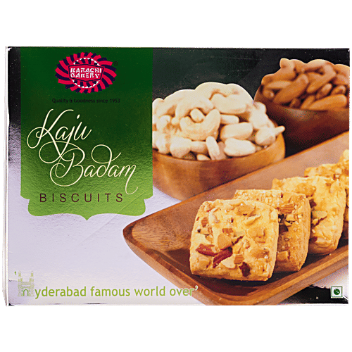 Buy Karachi Bakery Biscuits Kaju Badam 400 Gm Carton Online at the Best