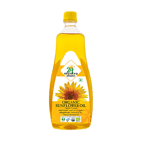 24 Mantra Expeller Pressed - Sunflower Oil, 1 L Bottle 