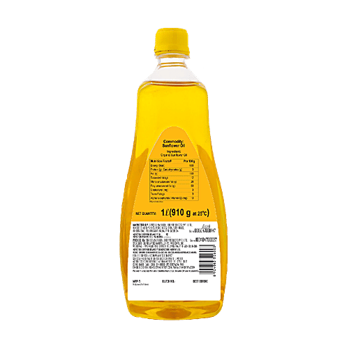 24 Mantra Expeller Pressed - Sunflower Oil, 1 L Bottle 