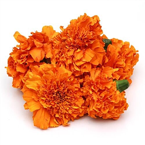 Fresho Marigold Flower - Orange, 100 g  