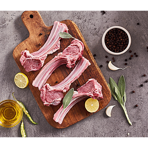 fresho! Mutton - Chops, 900 g (24-32 pcs) Antibiotic Residue-Free, Growth Hormone-Free