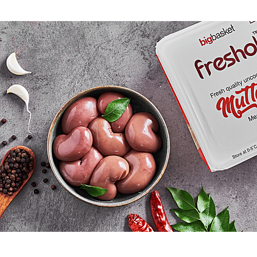 fresho! Mutton - Kidney, 450 g  Antibiotic Residue-Free, Growth Hormone-Free