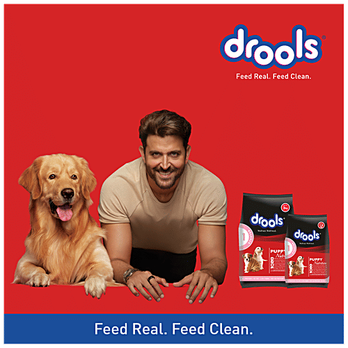 Drools Dry Pet Food - For Puppy Starter, -, 3 kg Bag 100% Nutrition, A Complete & Balanced Diet