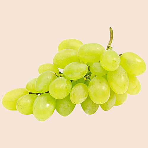fresho! Green Grapes - With Seed, 500 g  Rich in Vitamin A,C,K